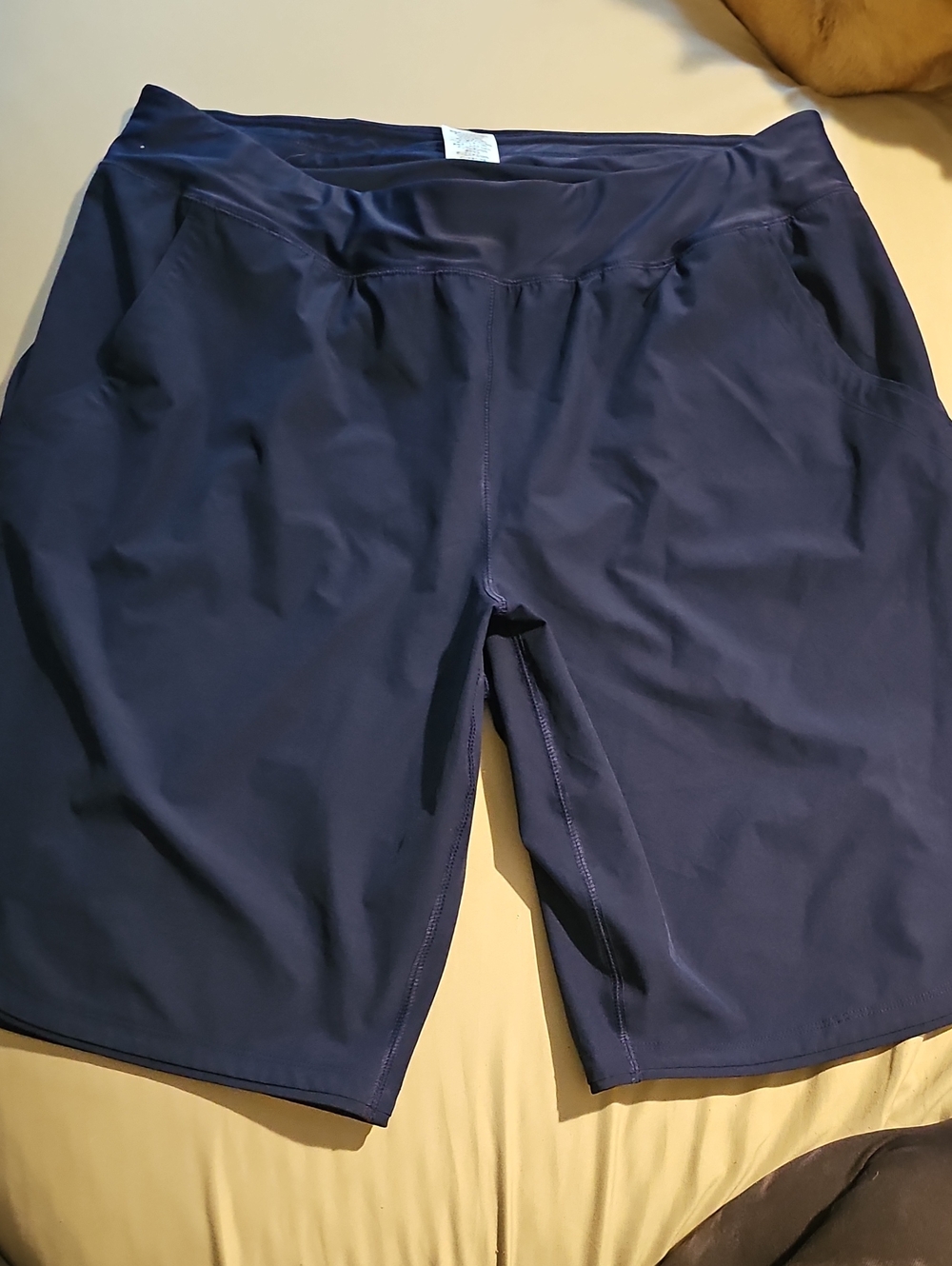 Women's Lands End Swim Shorts Excellent Condition Navy Size 16